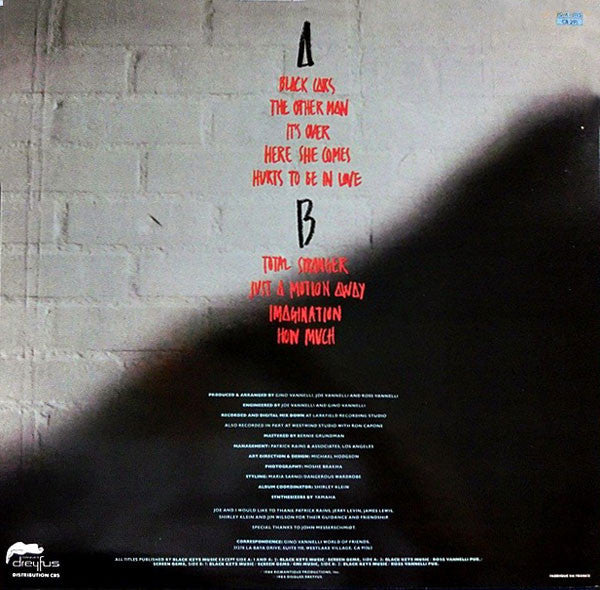 Gino Vannelli - Black Cars - LP
