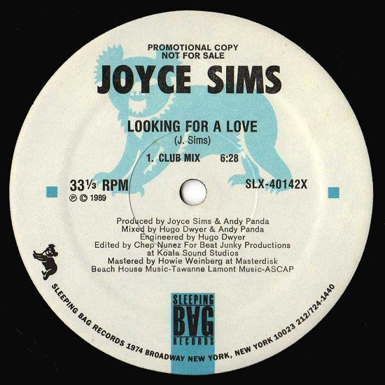 Joyce Sims - Looking For A Love - LP