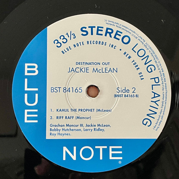 Jackie McLean - Destination... Out! - LP