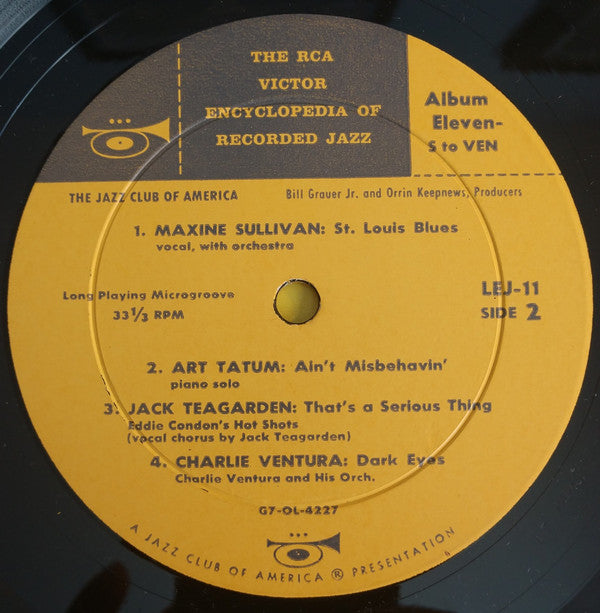 Various - The RCA Victor Encyclopedia Of Recorded Jazz: Album 11- Sha To Ven - LP
