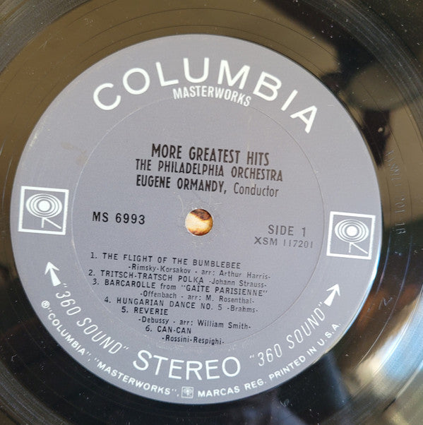 Ormandy*, Philadelphia Orchestra* - More Greatest Hits - LP