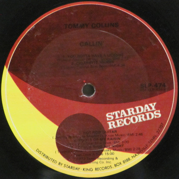 Tommy Collins - Callin' - LP