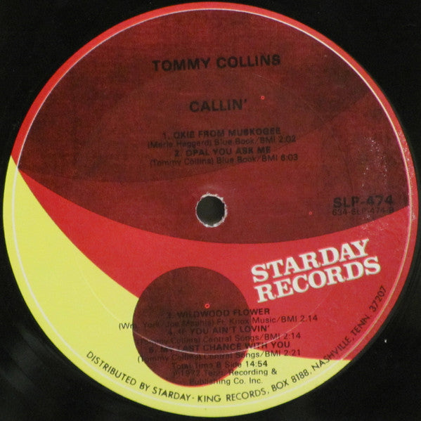 Tommy Collins - Callin' - LP