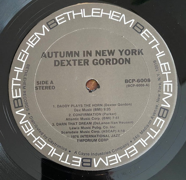 Dexter Gordon - The Bethlehem Years - LP