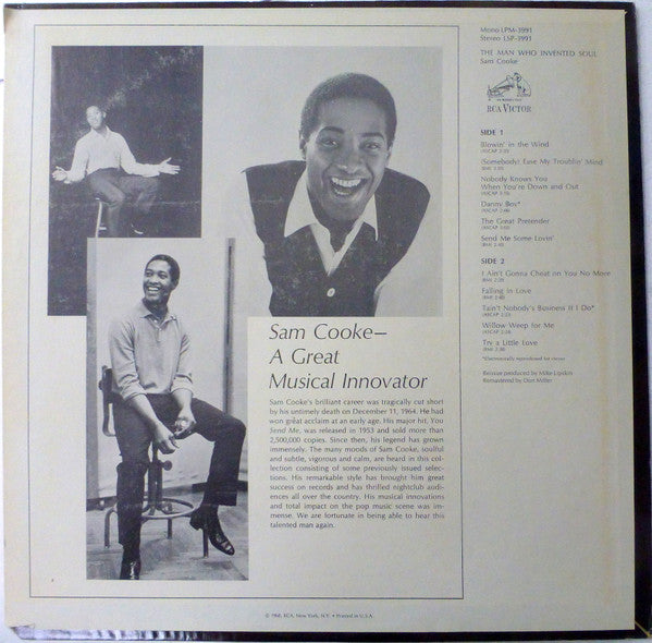 Sam Cooke - The Man Who Invented Soul - LP