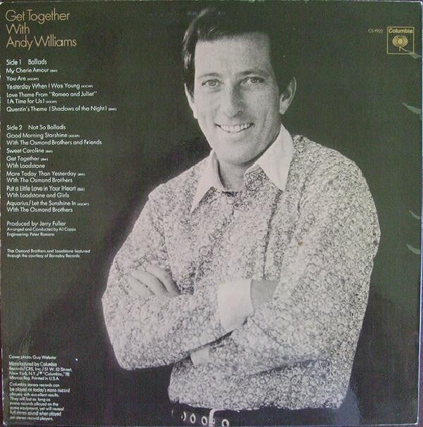 Andy Williams - Get Together With Andy Williams - LP