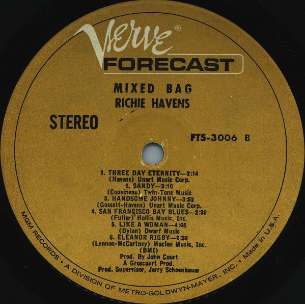 Richie Havens - Mixed Bag - LP
