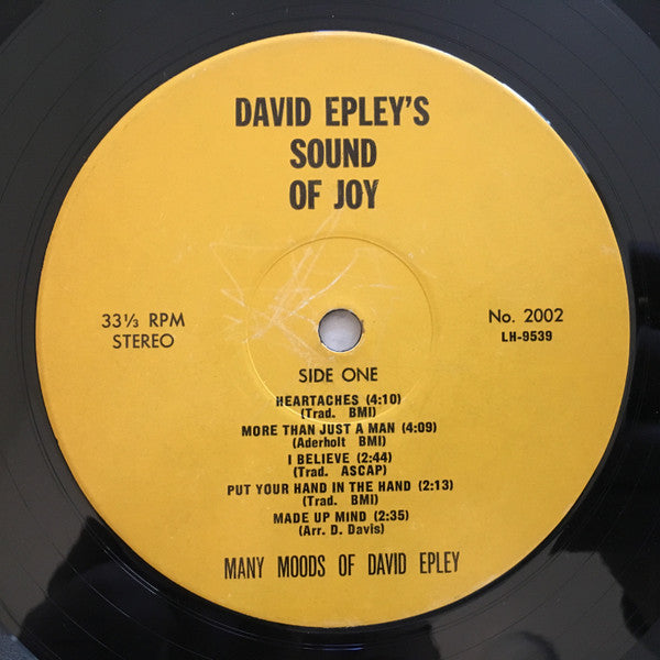 David Epley - The Many Moods Of David Epley - LP