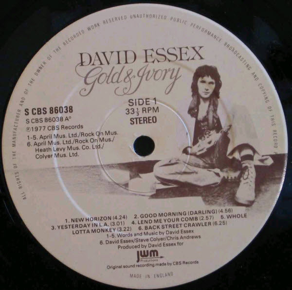 David Essex - Gold & Ivory - LP
