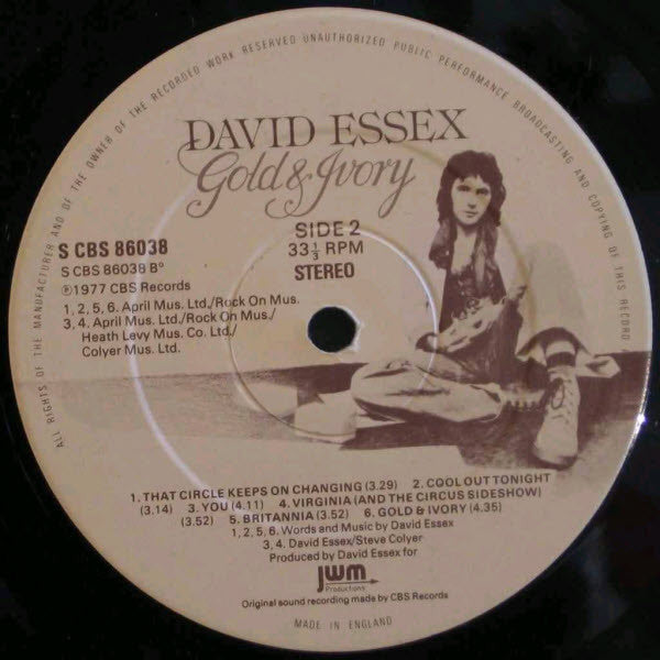 David Essex - Gold & Ivory - LP