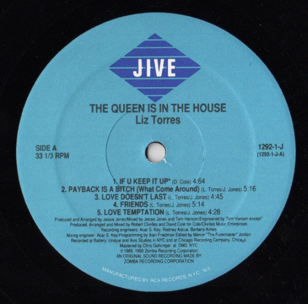 Liz Torres - The Queen Is In The House - LP