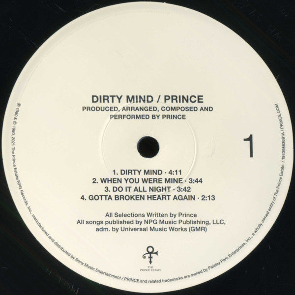 Prince - Dirty Mind - LP