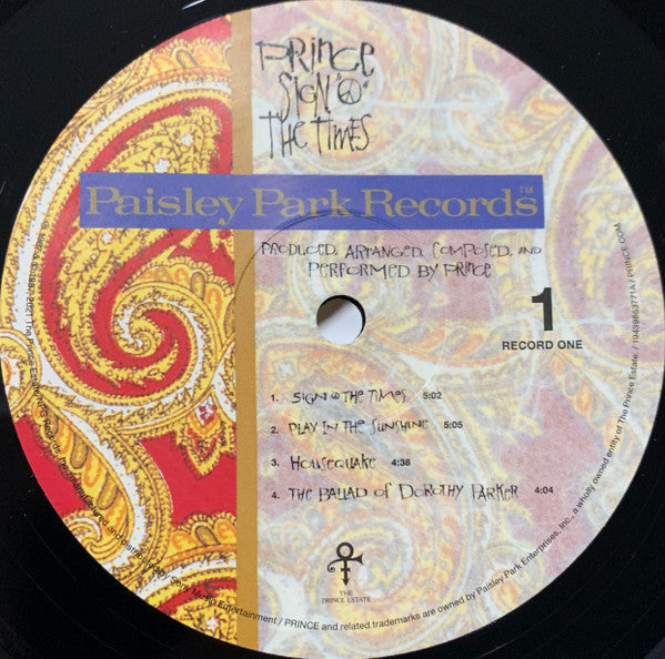 Prince - Sign "O" The Times - LP