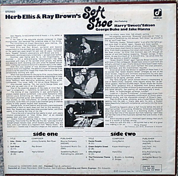 Herb Ellis & Ray Brown - Soft Shoe - LP
