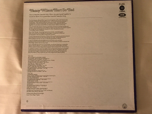 Nancy Wilson - Hurt So Bad - LP