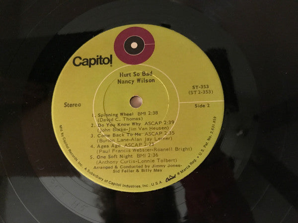 Nancy Wilson - Hurt So Bad - LP