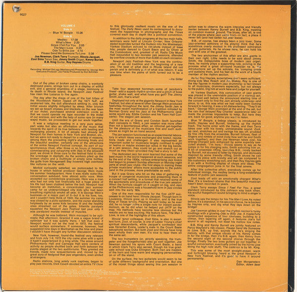 Various - Newport In New York '72 (The Jimmy Smith Jam, Vol 5)