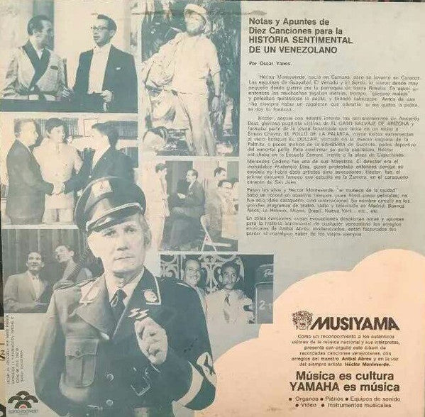 Héctor Monteverde - Canciones Que Me Oyeron - LP