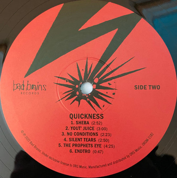 Bad Brains - Quickness - LP