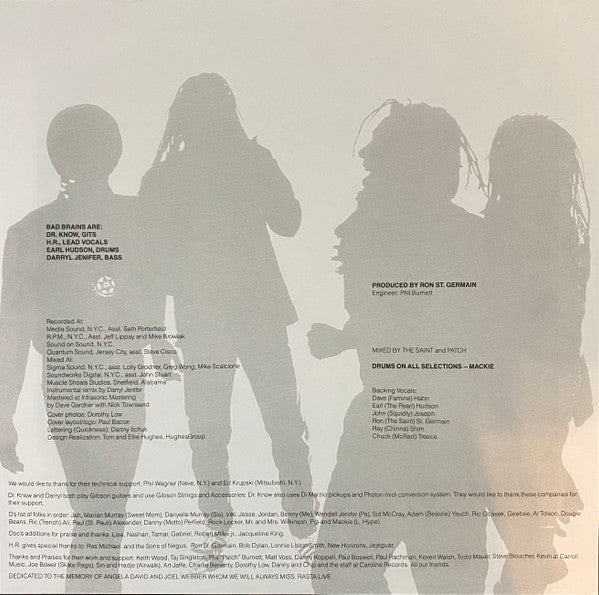 Bad Brains - Quickness - LP