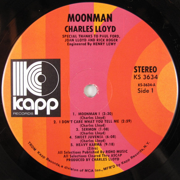 Charles Lloyd - Moon Man - LP