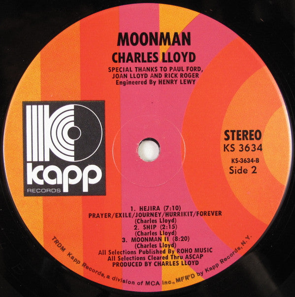 Charles Lloyd - Moon Man - LP