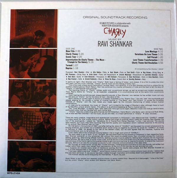 Ravi Shankar - Charly - LP