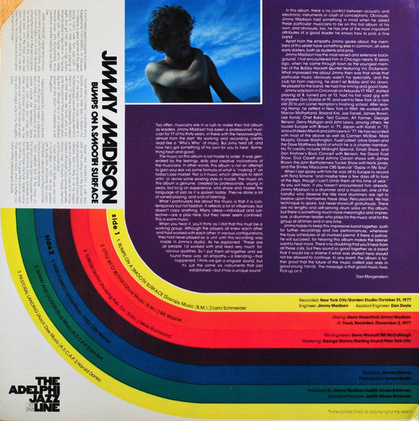 Jimmy Madison - Bumps On A Smooth Surface - LP
