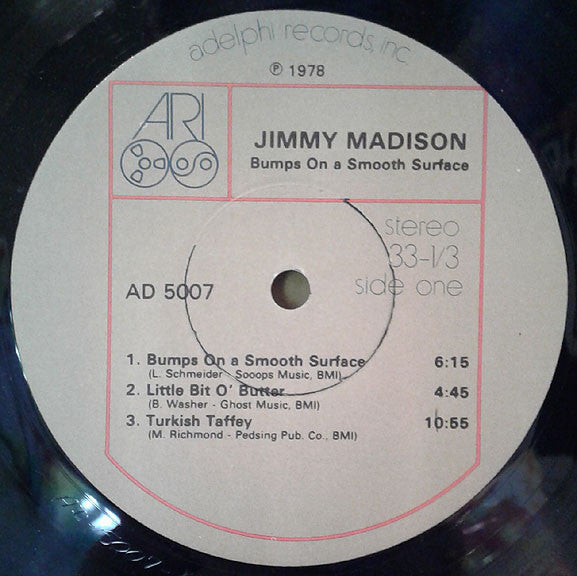 Jimmy Madison - Bumps On A Smooth Surface - LP