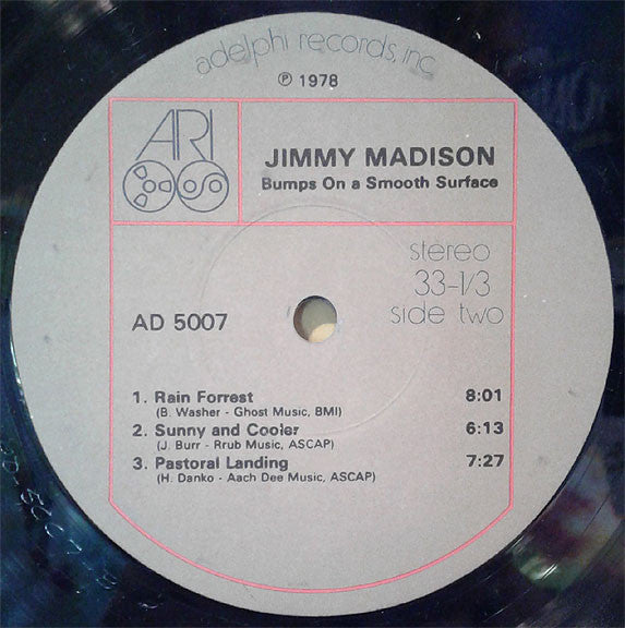 Jimmy Madison - Bumps On A Smooth Surface - LP