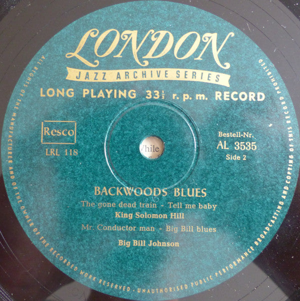 Various - Backwoods Blues - LP