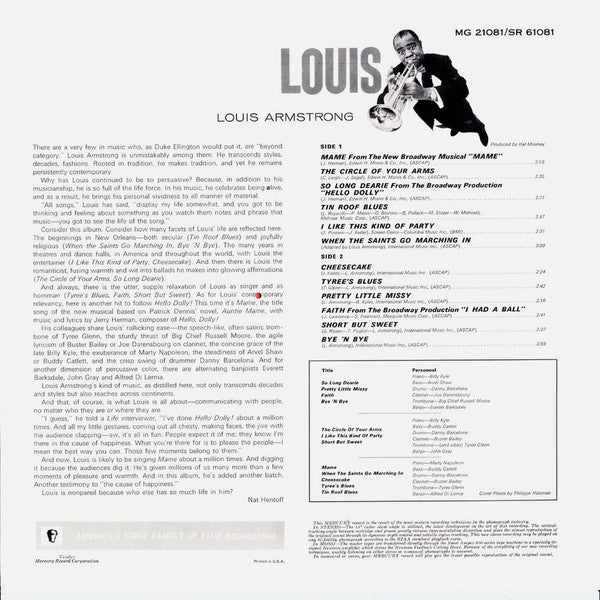 Louis Armstrong - Louis - LP
