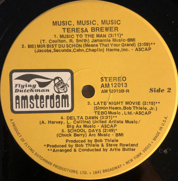 Teresa Brewer - Music, Music, Music - LP