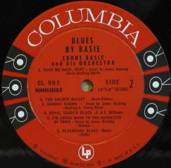 Count Basie And His Orchestra* - Blues By Basie - LP