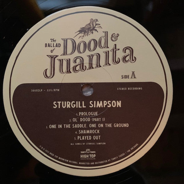 Sturgill Simpson - The Ballad of Dood & Juanita - LP
