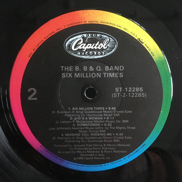 The B.B. & Q. Band* - Six Million Times - LP