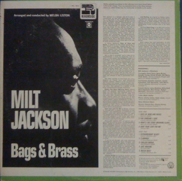 Milt Jackson - Bags & Brass - LP