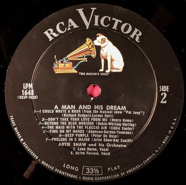 Artie Shaw And His Orchestra - A Man And His Dream - LP