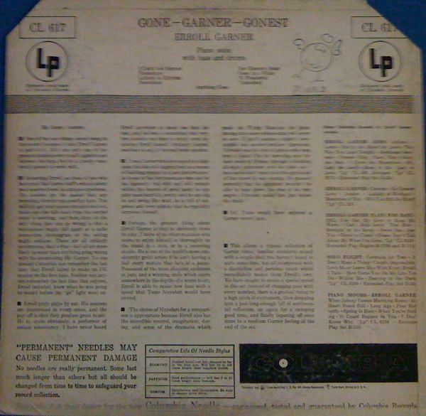 Erroll Garner - Gone-Garner-Gonest - LP
