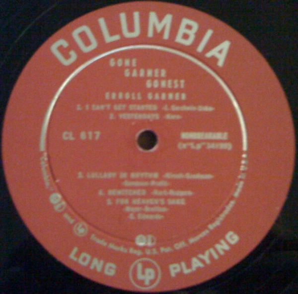 Erroll Garner - Gone-Garner-Gonest - LP