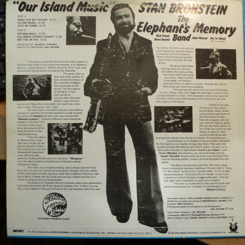 Stan Bronstein / The Elephant's Memory Band* - Our Island Music - LP