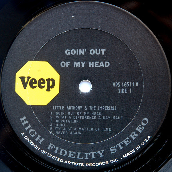 Little Anthony & The Imperials - Goin Out Of My Head - LP