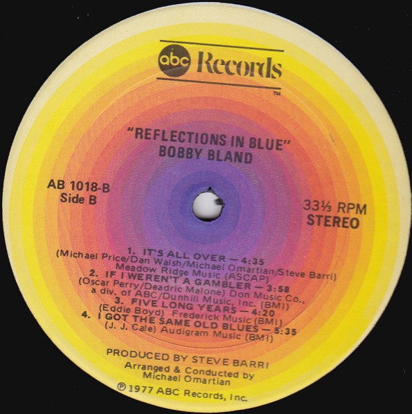 Bobby Bland - Reflections In Blue - LP
