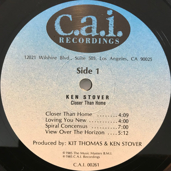 Ken Stover - Closer Than Home - LP