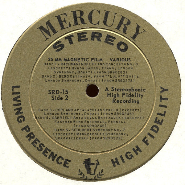 Various - A Demonstration Of 35MM Magnetic Film - LP