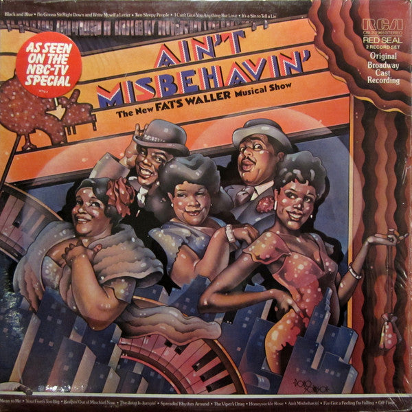 Ain't Misbehavin' Original Broadway Cast* - Ain't Misbehavin': The New Fats Waller Musical Show - LP