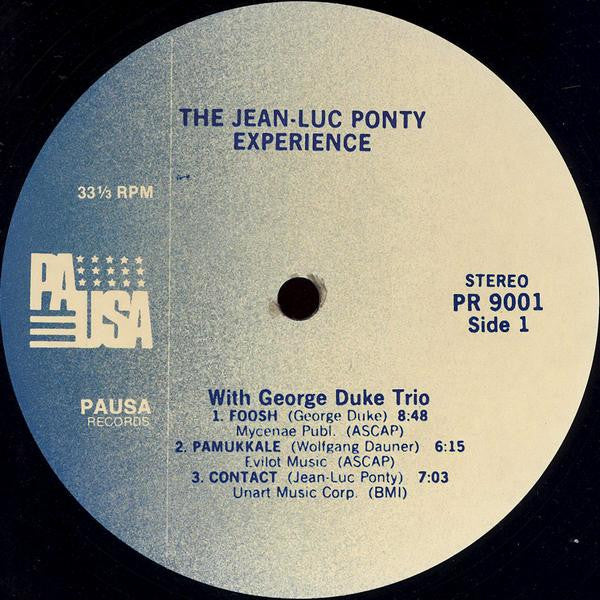 The Jean-Luc Ponty Experience* With The George Duke Trio* - The Jean-Luc Ponty Experience - LP