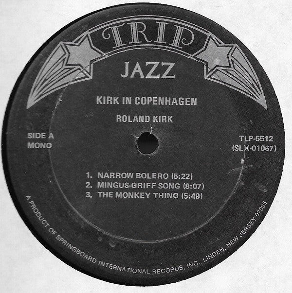 Roland Kirk - Kirk In Copenhagen 1963 - LP