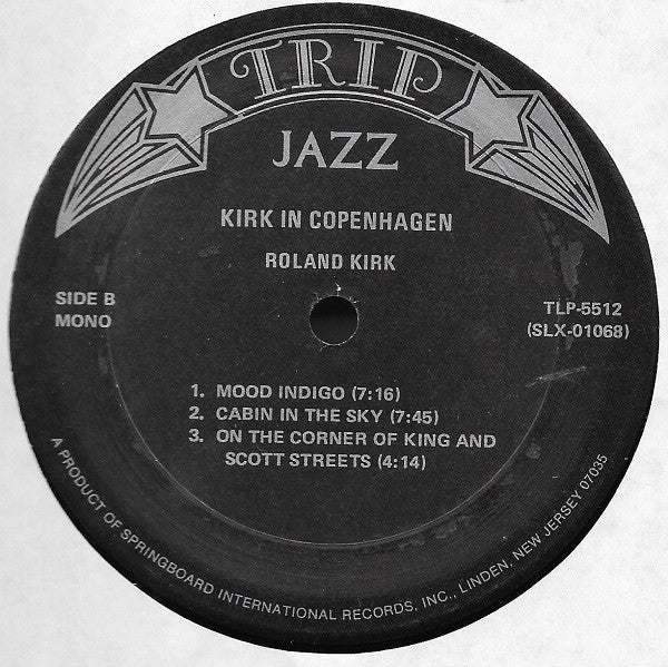 Roland Kirk - Kirk In Copenhagen 1963 - LP