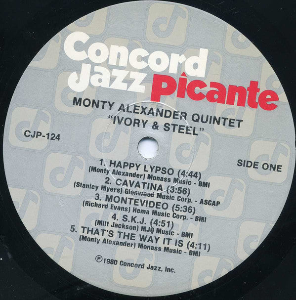 The Monty Alexander Quintet - Ivory & Steel - LP